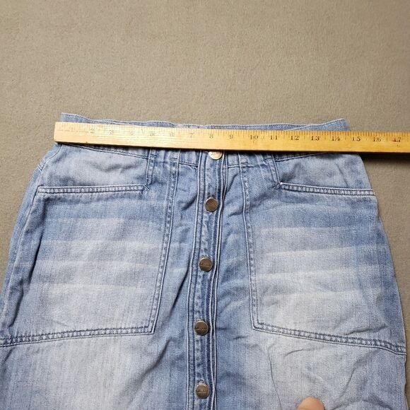 Bella Dahl High Low Mini Skirt Size 28 distressed - Picture 12 of 12
